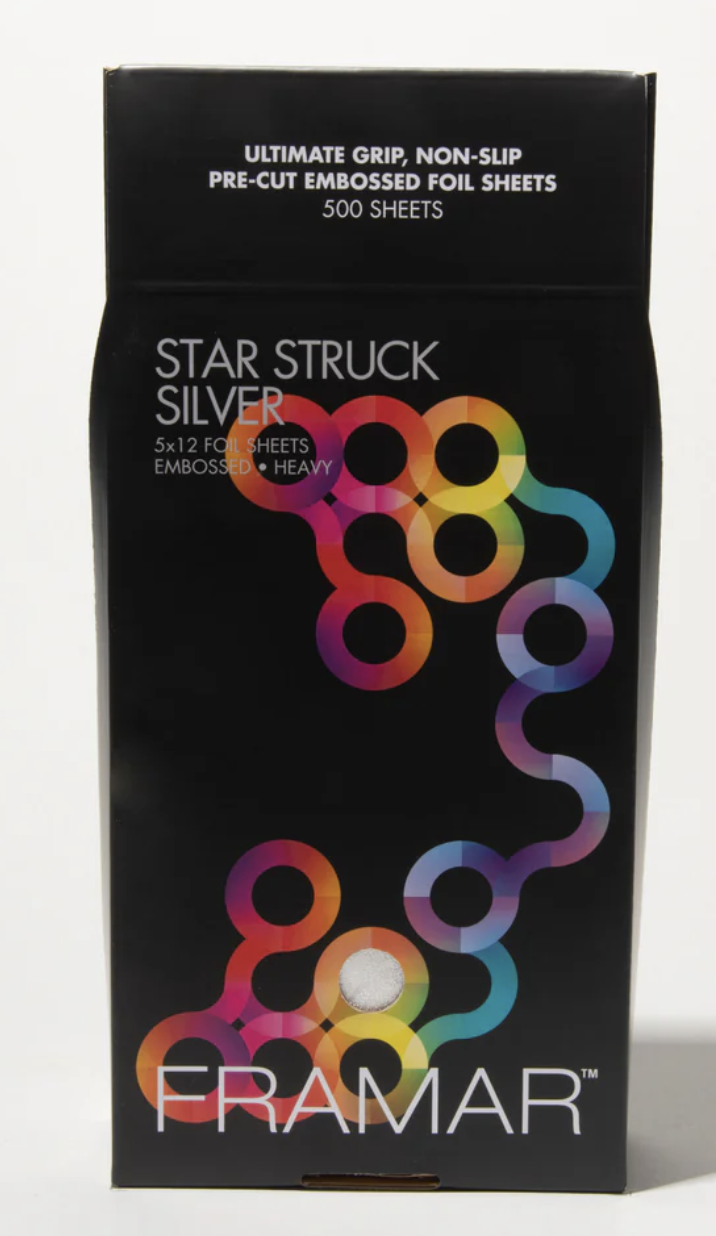 Framar Star Struck Silver - 5x12 Embossed Heavy  - 500 sheets